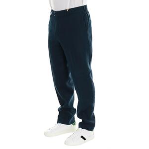 PANTALONE IN LINO SSEINSE BLU